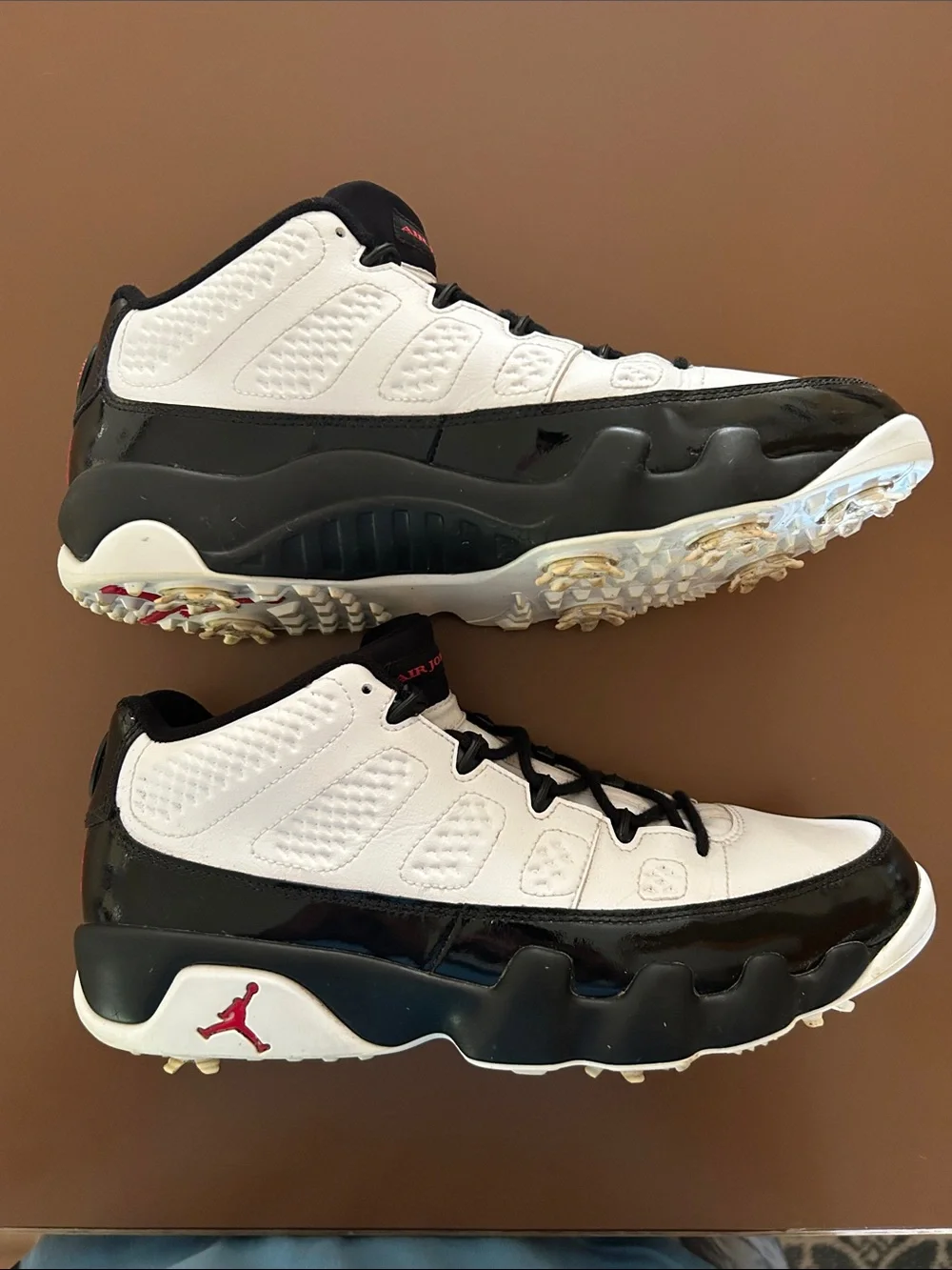 Jordan 9 Retro Low Golf White Black True Red Men's 11.5